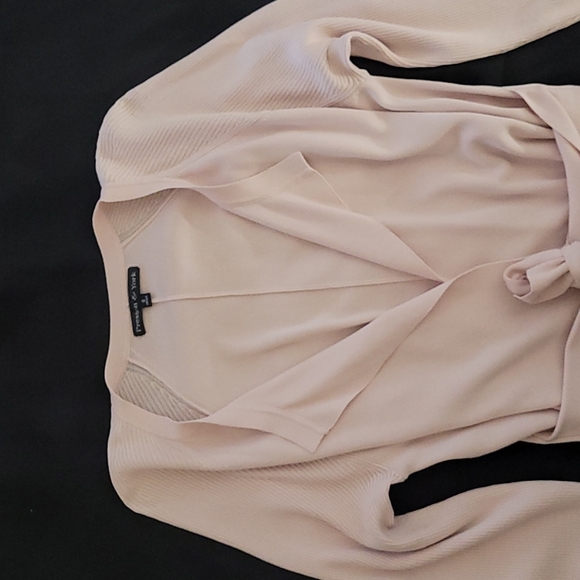 Preston & York Soft Pink Tie-Waist Cardigan - Picture 7 of 9